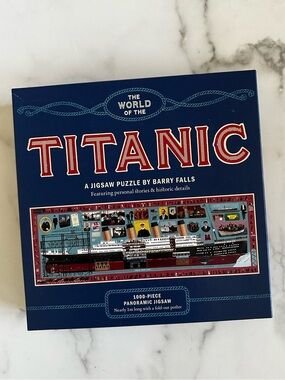 Laurence King - The World of the Titanic Panoramic 1000 Piece Jigsaw Puzzle